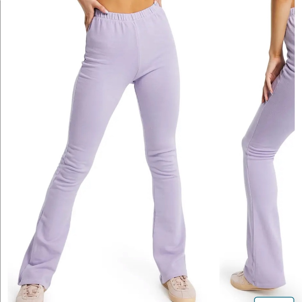 TopShop flared soft jersey trousers